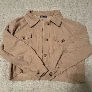 brown corduroy jacket from shein